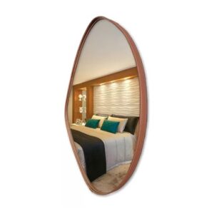 Espelho Decorativo Orgânico We Mirror 60x40cm Para Parede